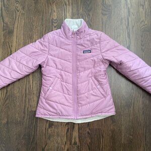 Patagonia Kids Purple/Gray Reversible Jacket